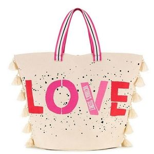 Victoria's Secret Love Canvas VS Tote Bag WEEKNDER
